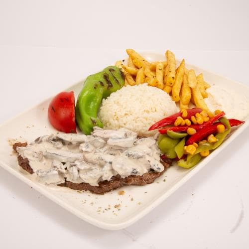 Steak with Mushroom Sauce